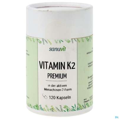 Vitamin K2 Mk7 Kapseln Sanuvit 120st, A-Nr.: 4761204 - 01