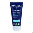 Sie sehen eine Packung Weleda For Men 3in1 Shower Gel Active Fresh 200ml, Produktbild: 02 Weleda For Men 3in1 Shower Gel Active Fresh 200ml, A-Nr.: 5740026 - 02