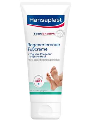 Sie sehen eine Packung Hansaplast Regenerierende Fußcreme, Produktbild: 01 Hansaplast Regenerierende Fußcreme, A-Nr.: 4176032 - 01