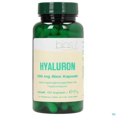Sie sehen eine Packung Bios Hyaluron 100 Kapseln, Produktbild: 02 Bios Hyaluron 100 Kapseln, A-Nr.: 3891577 - 02