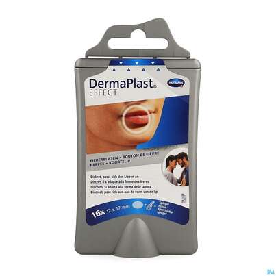 Dermaplast Fieberblasenpflaster 1,7x 1,2cm 16st, A-Nr.: 3423327 - 02