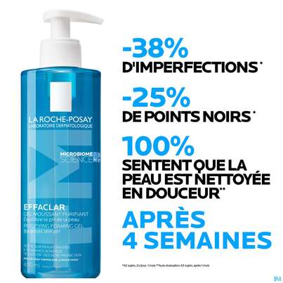 Sie sehen eine Packung La Roche Posay Effaclar Schaeumendes Reinigungsgel Refill 400ml, Produktbild: 06 La Roche Posay Effaclar Schaeumendes Reinigungsgel Refill 400ml, A-Nr.: 5381828 - 06