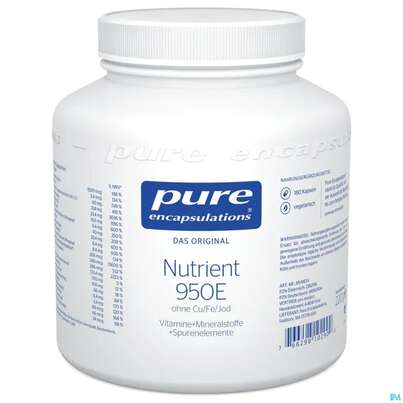 Pure Encapsulations Nutrient 950e Ohne Cu/fe/jod 180 Kapseln, A-Nr.: 2284935 - 02