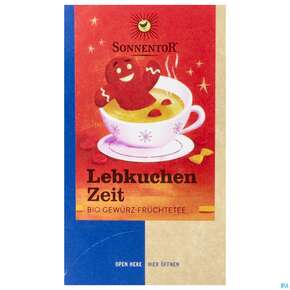 Sonnentor Tee/bio Lebkuchen Zeit Doppelkammerbtl 02598 18st, A-Nr.: 5056175 - 01