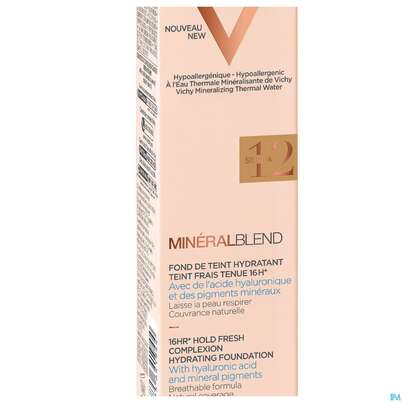 Sie sehen eine Packung Vichy Mineralblend Fluid 12 Sienna 30ml, Produktbild: 06 Vichy Mineralblend Fluid 12 Sienna 30ml, A-Nr.: 5045243 - 06