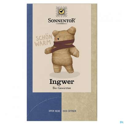 Sonnentor Tee/bio/doppelkammerbeutel Ingwer 02573 18st, A-Nr.: 5227872 - 02