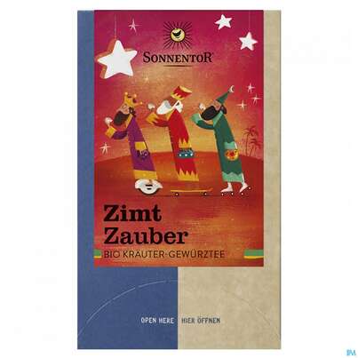 Sonnentor Tee/bio Zimt Zauber Doppelkammerbtl 02597 18st, A-Nr.: 5056181 - 01