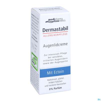 Sie sehen eine Packung Dermastabil Augenlidcreme 15ml, Produktbild: 05 Dermastabil Augenlidcreme 15ml, A-Nr.: 5427246 - 05