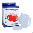 Trinkbecher -healthcare24/set 250ml +2deckel 4+12mm 2 Griff Weiss Ju 29 1st, A-Nr.: 3096408 - 05