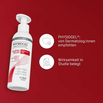 PHYSIOGEL Calming Relief Sanfte Reinigungsmilch für empfindliche, gereizte Haut, A-Nr.: 5388434 - 04