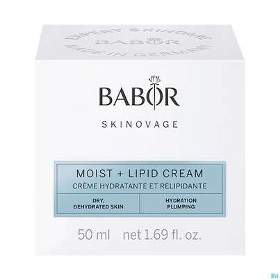 Sie sehen eine Packung Babor Skinovage/moisturizing Moist +lipid Cream 40123 50ml, Produktbild: 02 Babor Skinovage/moisturizing Moist +lipid Cream 40123 50ml, A-Nr.: 5578436 - 02