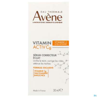 Sie sehen eine Packung Avene Vitamin Activ Cg Serum-konzentrat 30ml, Produktbild: 01 Avene Vitamin Activ Cg Serum-konzentrat 30ml, A-Nr.: 5826437 - 01
