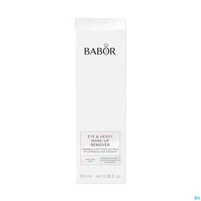 Sie sehen eine Packung Babor Eye +heavy Make-up Remover 40167 100ml, Produktbild: 01 Babor Eye +heavy Make-up Remover 40167 100ml, A-Nr.: 5740380 - 01