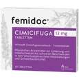 Sie sehen eine Packung femidoc CIMICIFUGA 13 mg Filmtabletten, Produktbild: 01 femidoc CIMICIFUGA 13 mg Filmtabletten, A-Nr.: 5533787 - 01