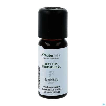 Aetherische Oele 100% Rein Naturrein Wohnraumduft Sandelholz (amyris) 10ml, A-Nr.: 4732154 - 02