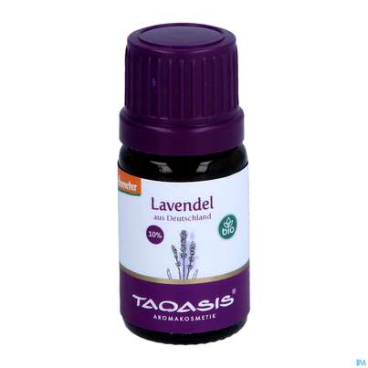 Sie sehen eine Packung Aetherische Oele Taoasis Lavendel Bio 10% In Jojoba Deutsch 5ml, Produktbild: 01 Aetherische Oele Taoasis Lavendel Bio 10% In Jojoba Deutsch 5ml, A-Nr.: 4775933 - 01