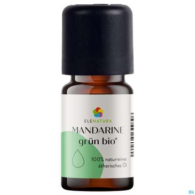 Sie sehen eine Packung Aetherische Oele Elenatura Bio Mandarine Gruen 5ml, Produktbild: 02 Aetherische Oele Elenatura Bio Mandarine Gruen 5ml, A-Nr.: 5430662 - 02