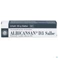 Sie sehen eine Packung Albicansan D 3 Salbe 30g, Produktbild: 01 Albicansan D 3 Salbe 30g, A-Nr.: 2339820 - 01