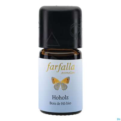 Sie sehen eine Packung Aetherische Oele Farfalla/bio Hoholz 5ml, Produktbild: 01 Aetherische Oele Farfalla/bio Hoholz 5ml, A-Nr.: 4908506 - 01