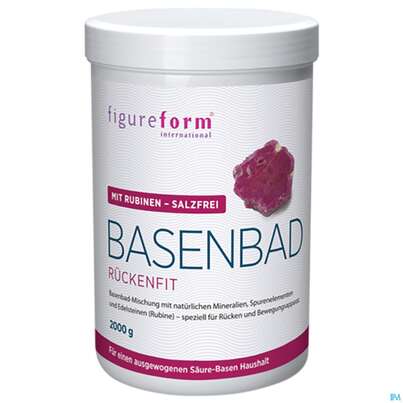 Sie sehen eine Packung Basen Bad Figureform Rueckenfit 2000g, Produktbild: 01 Basen Bad Figureform Rueckenfit 2000g, A-Nr.: 4080674 - 01