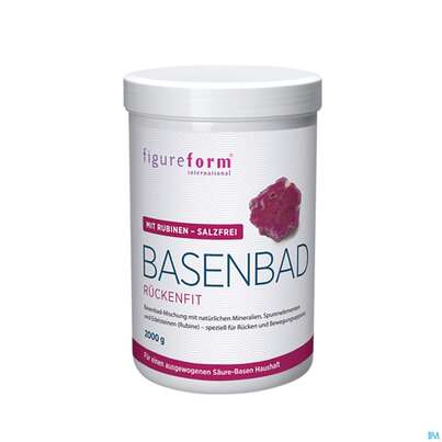 Sie sehen eine Packung Basen Bad Figureform Rueckenfit 2000g, Produktbild: 02 Basen Bad Figureform Rueckenfit 2000g, A-Nr.: 4080674 - 02