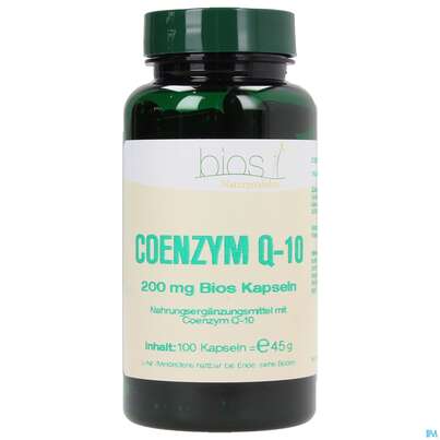 Bios Coenzym Q-10 200mg 100 Kapseln, A-Nr.: 3892938 - 01