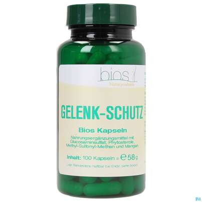 Sie sehen eine Packung Bios Gelenk-schutz 100 Kapseln, Produktbild: 01 Bios Gelenk-schutz 100 Kapseln, A-Nr.: 3891235 - 01