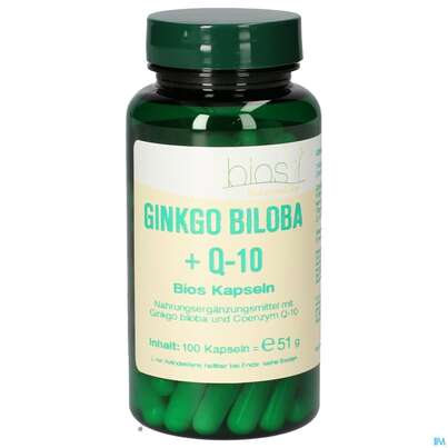 Bios Ginkgo Biloba + Q10 100 Kapseln, A-Nr.: 3891287 - 01