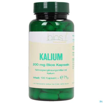 Bios Kalium 200mg 100 Kapseln, A-Nr.: 3891726 - 01