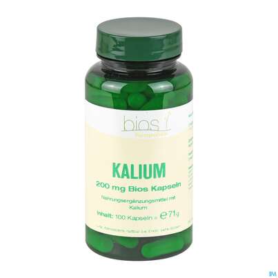 Bios Kalium 200mg 100 Kapseln, A-Nr.: 3891726 - 02