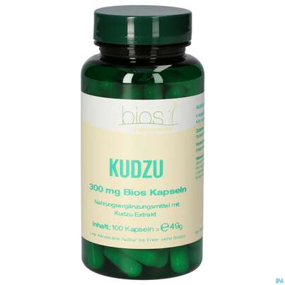 Sie sehen eine Packung Bios Kudzu 300mg 100 Kapseln, Produktbild: 02 Bios Kudzu 300mg 100 Kapseln, A-Nr.: 3891904 - 02