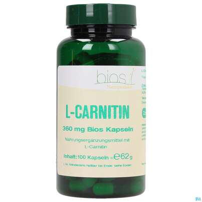 Bios l-carnitin 360mg 100 Kapseln, A-Nr.: 3892016 - 01