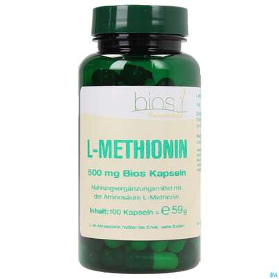 Bios l-methionin 500mg 100 Kapseln, A-Nr.: 3892163 - 01