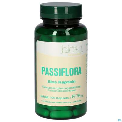Sie sehen eine Packung Bios Passiflora 100 Kapseln, Produktbild: 02 Bios Passiflora 100 Kapseln, A-Nr.: 3892660 - 02