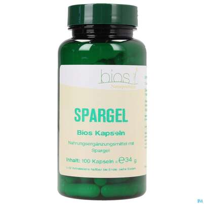 Sie sehen eine Packung Bios Spargel 100 Kapseln, Produktbild: 02 Bios Spargel 100 Kapseln, A-Nr.: 3893205 - 02