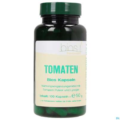 Sie sehen eine Packung Bios Tomaten 100 Kapseln, Produktbild: 02 Bios Tomaten 100 Kapseln, A-Nr.: 3893286 - 02
