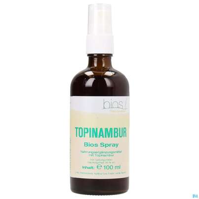 Sie sehen eine Packung Bios Topinambur Spray Bios 100ml, Produktbild: 02 Bios Topinambur Spray Bios 100ml, A-Nr.: 3893346 - 02