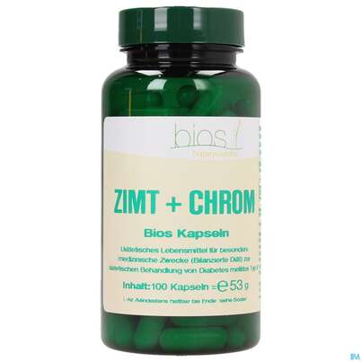 Bios Zimt + Chrom 100 Kapseln, A-Nr.: 3893688 - 02