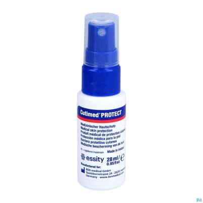 Sie sehen eine Packung Cutimed Protect Spray 28ml 7265300 1st, Produktbild: 06 Cutimed Protect Spray 28ml 7265300 1st, A-Nr.: 3461983 - 06