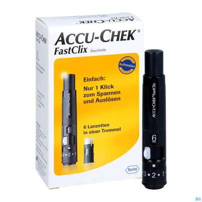 Diagnostika U.zubehoer Accu-chek Fastclix/set Stechhilfe +12lanzett C2 69 1pk, A-Nr.: 5161570 - 05