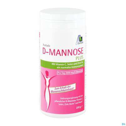 D-mannose Pulver 2000mg Plus Dose 250g, A-Nr.: 5296005 - 10