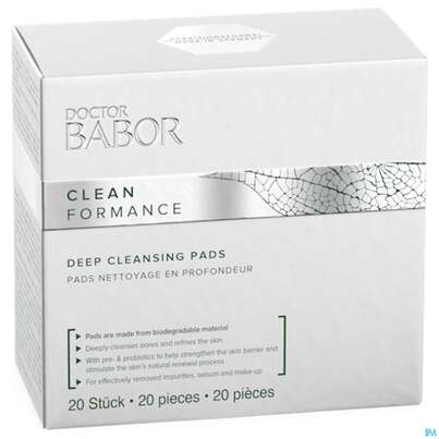 Sie sehen eine Packung Dr.babor Cleanformance Deep Cleansing Pads 48006 20st, Produktbild: 02 Dr.babor Cleanformance Deep Cleansing Pads 48006 20st, A-Nr.: 5579565 - 02