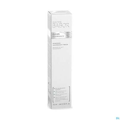 Sie sehen eine Packung Dr.babor Cleanformance Overnight Mask 48006 75ml, Produktbild: 02 Dr.babor Cleanformance Overnight Mask 48006 75ml, A-Nr.: 5579631 - 02