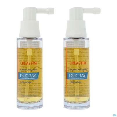 Sie sehen eine Packung Ducray Creastim Anti Haarausfall Intensivlotion 60ml, Produktbild: 04 Ducray Creastim Anti Haarausfall Intensivlotion 60ml, A-Nr.: 4146580 - 04