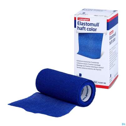 Elastische Binden Elastomull/haft/color Blau 4mx10cm 1st, A-Nr.: 5427105 - 04