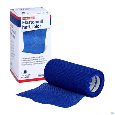 Elastische Binden Elastomull/haft/color Blau 4mx10cm 1st, A-Nr.: 5427105 - 05