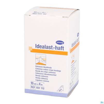 Elastische Binden Idealast/haft Kohaesiv Weiss 4mx 10cm 1st, A-Nr.: 1457523 - 02