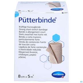 Elastische Binden Puetterbinde Hautf 5mx 8cm 1st, A-Nr.: 1457552 - 01