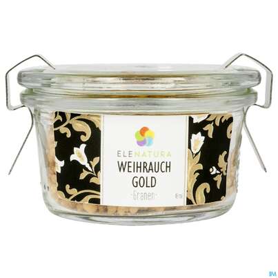 Sie sehen eine Packung Elenatura Raeucher Weihrauch Granen Gold 48ml, Produktbild: 02 Elenatura Raeucher Weihrauch Granen Gold 48ml, A-Nr.: 4588349 - 02