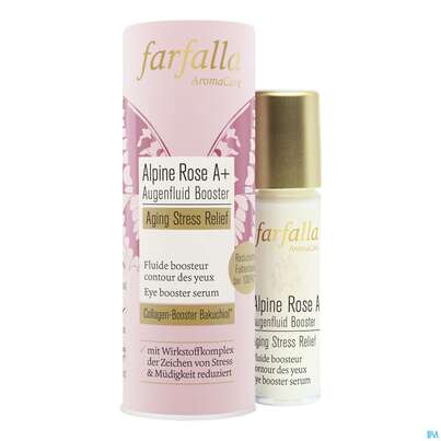 Sie sehen eine Packung Farfalla Alpine Rose A+ Aging Stress Relief Augenfluid Booster 10ml, Produktbild: 02 Farfalla Alpine Rose A+ Aging Stress Relief Augenfluid Booster 10ml, A-Nr.: 5715809 - 02